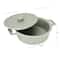 Hello Honey® Farmhouse Round Lidded Stoneware Brie Bakers with Wood Spreaders Set
